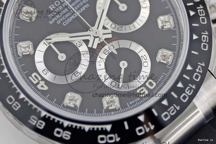 1218 Breathable Daytona 116519 SS TWF 1:1 Best Edition 904L Steel Black Diamonds Dial on Oysterflex Strap A 2413